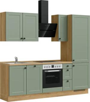 nobilia Küchenzeile ""Cascada II"", vormontiert, Breite 240 cm, Ausrichtung wählbar, wahlw. mit E-Geräten