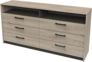 Demeyere GROUP Kommode "Meubles Watson", Kommode 6 Schubladen 2 Ablagen