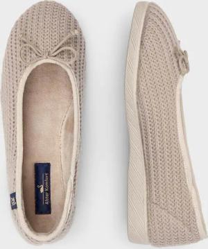 Hausschuhe - beige - Gr. 42 von Goldner Fashion