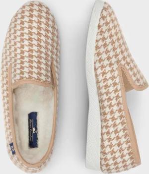 Hausschuhe - beige / cremeweiß - Gr. 38 von Goldner Fashion