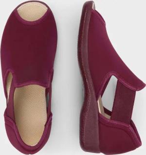 Hausschuhe - bordeaux - Gr. 40 von Goldner Fashion