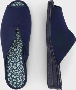Pantoletten - marine - Gr. 38 von Goldner Fashion