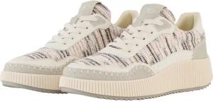TOM TAILOR Damen Sneaker mit Plateau, beige, Gemustert, Gr. 39