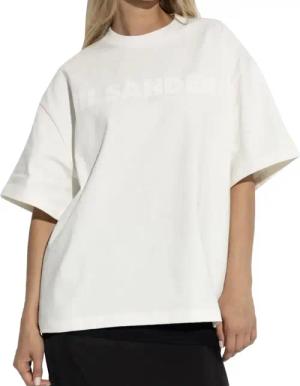 Jil Sander - Logo T-shirt Porcelain - Größe L - bunt