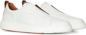 Santoni Low-Top Sneaker - Sneakers White - Gr. US_10 - in Weiß - für Damen