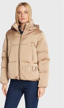Tommy Hilfiger Daunenjacke Sateen WW0WW36062 Beige Regular Fit