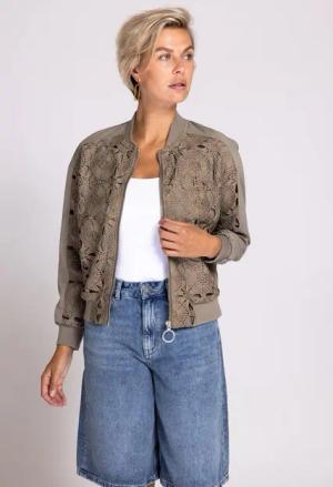 Zhrill Blouson BELL mit gestrickter-gehäkelter Front