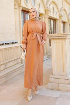 MİSSKAYLE Maxikleid Gürtelkleid