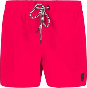 FIRE + ICE Herren Badeshorts rot Mikrofaser unifarben