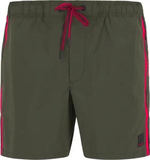 FIRE + ICE Herren Badeshorts grün Mikrofaser unifarben