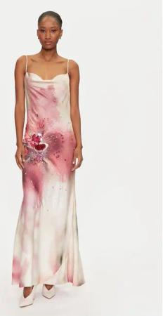 Marciano Guess Abendkleid 5GGK57 7099Z Beige Regular Fit