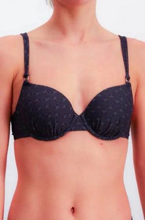 JOOP! Bügel-Bikini-Top Diamond Cornflower, Cornflower-Design, leicht wattierte Cups