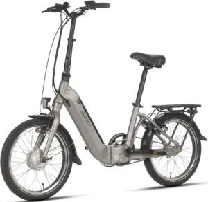 SAXXX E-Bike Klapprad 20x1,95", 360Wh E-Faltrad bis zu 80km, Klapprad für Damen und Herren, 3 Gang Shimano, Nabenschaltung, Vorderradmotor, 360 Wh, (mit Akku-Schlüssel, mit Rahmenschloss), abnehmbarer Akku, Gepäckträger, Elektrofahrrad mit Rücktrittbremse
