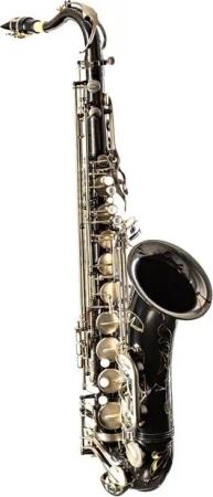 Monzani Saxophon, MZTS-260 Tenor Saxophon Schwarz Lackiert Messingkorpus Bb Stimmung Inklusive Mundstück Wischer Koffer mit Rucksackvorrichtung Tragegurt Graviertes Design, Saxophone, Tenor Saxophone, Tenor Saxophon, Schwarz Lackiert, Bb Stimmung