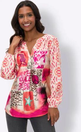 Druckbluse