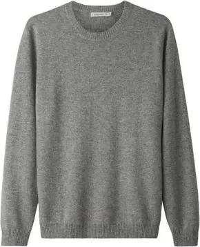 Hessnatur Strickpullover aus Schurwolle mit Kaschmir (1-tlg)