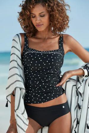 LASCANA Bikini-Hose "Merilyn", uni und bedruckt in klassischer Form