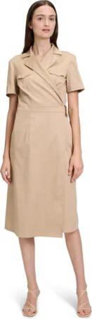 Betty&Co Wickelkleid "Betty & Co Wickelkleid mit Kragen", Schnallen
