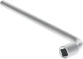 Gedore Steckschlüssel abgerundet, 13 mm, 4-kant, 230 mm lang, Werkzeug für Muttern Schrauben KFZ, 25 V 13, Stahl verchromt