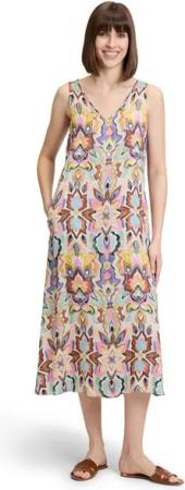 Vera Mont Sommerkleid Vera Mont Sommerkleid mit V-Ausschnitt Druck