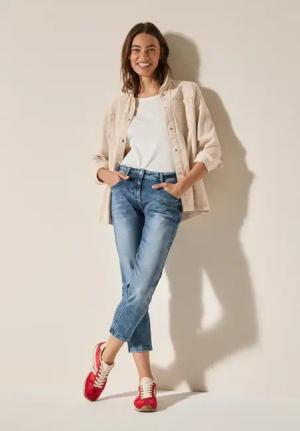 Cecil Damen 7/8 Jeans in Blau, Gr: 32