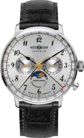 Zeppelin 7036-1 Herrenuhr mit Mondphase