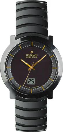 Junghans 18/1116.44 Herrenuhr Stratos Mega Solar Keramik Schwarz LE