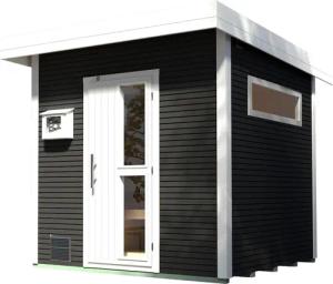 weka Saunahaus "Kuopio", 9 kW-Ofen mit analoger Steuerung
