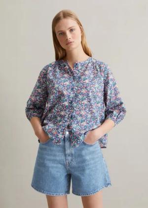 Print-Bluse relaxed