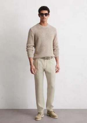 Leinenhose Model Osby jogger pleats