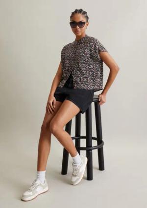 Bluse relaxed cropped