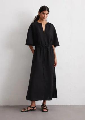 Leinenkleid flared