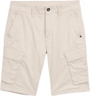 TOM TAILOR Herren Cargo Shorts mit Taschen, braun, Uni, Gr. 29