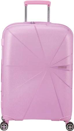 American Tourister StarVibe Trolley 67cm mit 4 Rollen, Erweiterbar + GRATIS HOTELGUTSCHEIN Metallic Pastel Lavender