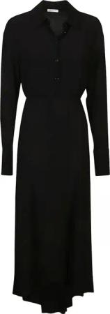 Patrizia Pepe - Long Sleeve Dress Black - Größe 42 - schwarz