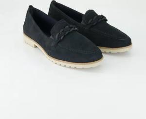 Tamaris Schuhe - M2420042 Veloursleder (Blau, Gr. 38)