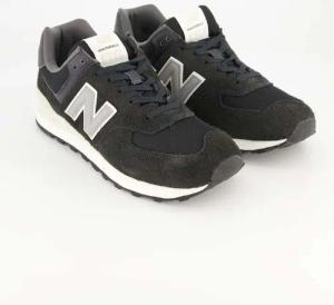 New Balance Schuhe - 574 Veloursleder (Schwarz, Gr. 42)