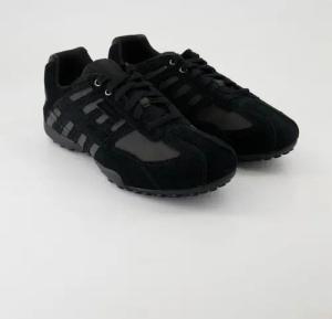 Geox Schuhe - Snake Veloursleder (Schwarz, Gr. 45)