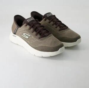 Skechers Schuhe - 216505 Textil (Braun, Gr. 45)
