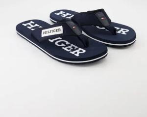 Tommy Hilfiger Schuhe - Beach Sandal Textil (Blau, Gr. 43)