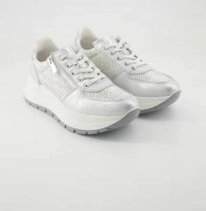 Igi & Co Schuhe - DKO 76613 Leder und Synthetik (Silber, Gr. 36)