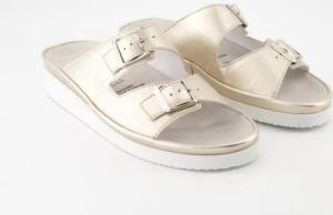 Semler Schuhe - Fiesta Lackleder (Gold, Gr. 44)