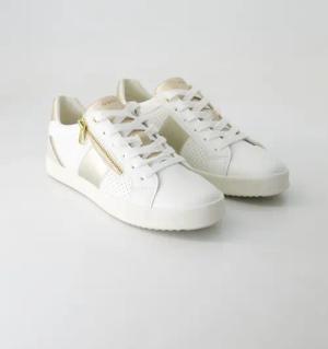 Geox Schuhe - Blomiee Leder (Weiß, Gr. 38)