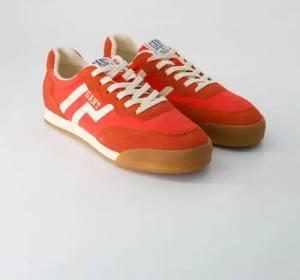 Gant Schuhe - Beylana Sneaker Veloursleder und Textil (Rot, Gr. 36)
