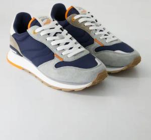 HOFF Schuhe - Delos Veloursleder und Textil (Blau, Gr. 43)