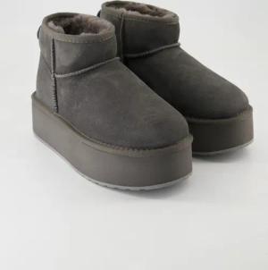 EMU Australia Schuhe - Stinger Micro Flatform Veloursleder (Grau, Gr. 39)