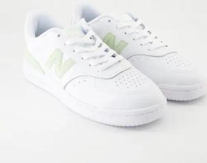 New Balance Schuhe - Bbw80 Leder und Veloursleder (Weiß, Gr. 40)