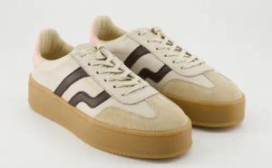 Gant Schuhe - Cuzmani Sneaker Leder und Veloursleder (Beige, Gr. 41)