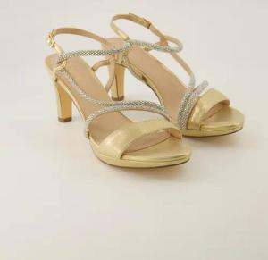 Menbur Schuhe - 24368 Textil (Gold, Gr. 40)
