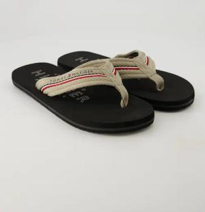 Tommy Hilfiger Schuhe - Beach Sandal Textil (Beige, Gr. 42)